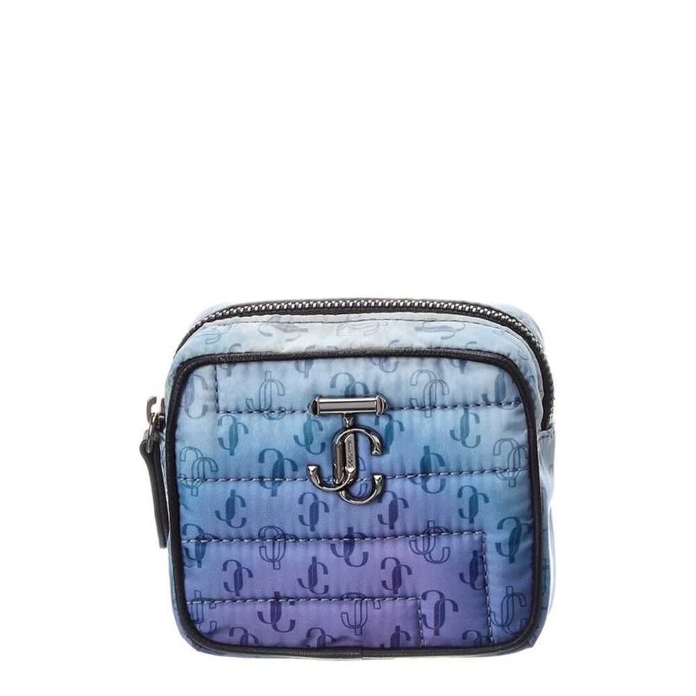 Jimmy Choo Nylon Wrist Bag, Blue